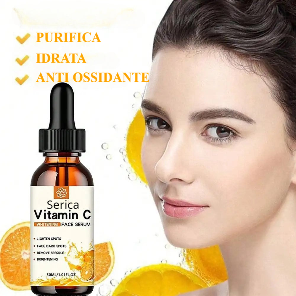Siero per il viso - con vitamina C e acido ialuronico