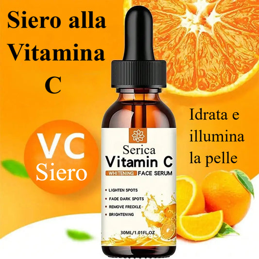 Siero per il viso - con vitamina C e acido ialuronico